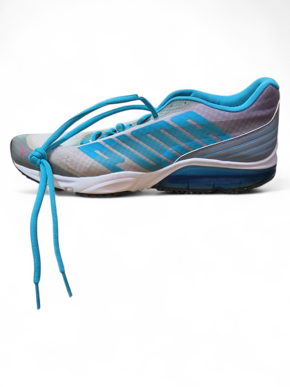 Puma Women's Teal and Gray Athletic Shoe - Picture 5 of 14